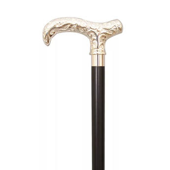 Silver Derby Handle Wooden Walking Stick