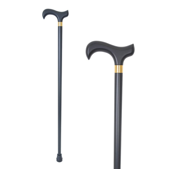 Derby Handle Walking Stick - Black