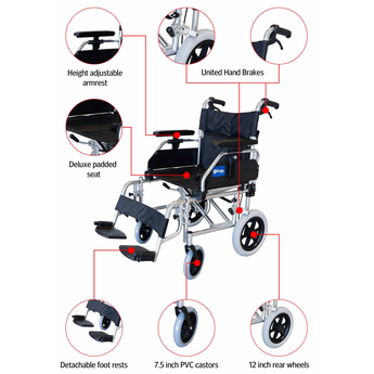 The York Attendant Propelled Transit Chair