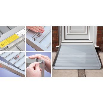 Set up  Roll Up Wheelchair Ramp