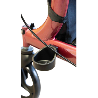 RolliGlide Folding Rollator cane holder