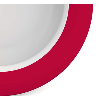 Ornamin: Bowl with Sloped Base - Red Close up