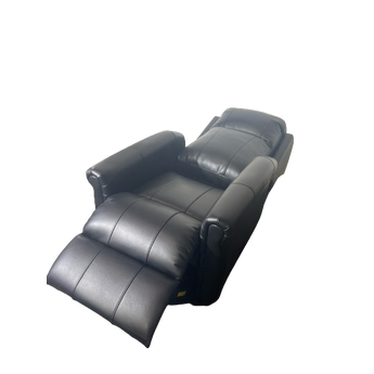 Nore Dual Motor Rise & Recliner Chair Black - Full recline