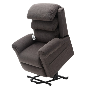 Slaney Dual Motor Rise & Recliner Chair Mink - Riser mode