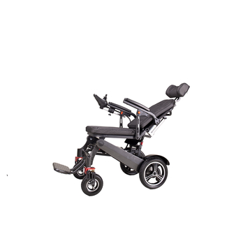 Reclining Electric Wheelchair with Headrest reclined