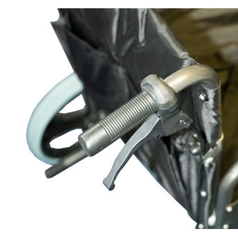 Deluxe Attendant Propelled Steel Wheelchair