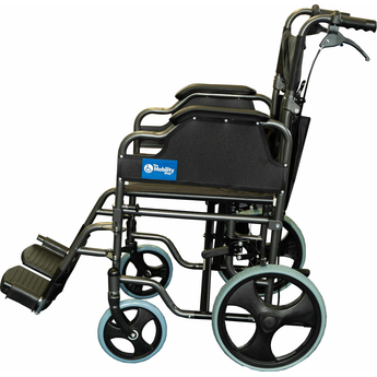 Deluxe Attendant Propelled Steel Wheelchair