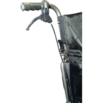 Deluxe Attendant Propelled Steel Wheelchair