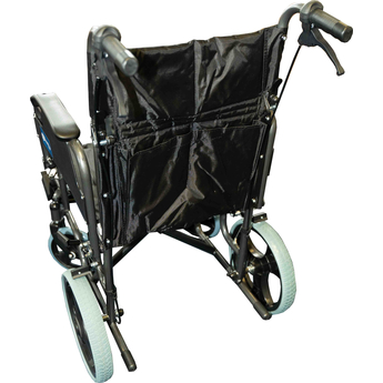 Deluxe Attendant Propelled Steel Wheelchair