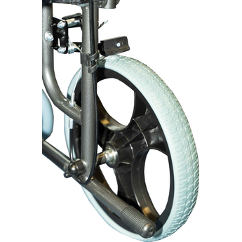 Deluxe Attendant Propelled Steel Wheelchair