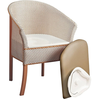 Basketweave Commode Chair Seat removed