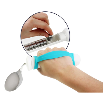 Adjustable Spoon with Flexible Handle and Weights