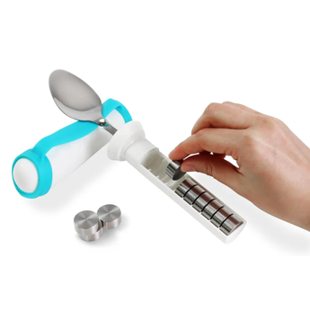Adjustable Spoon with Flexible Handle and Weights