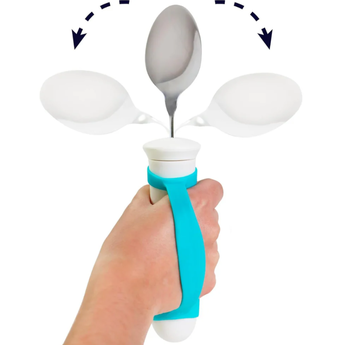 Adjustable Spoon with Flexible Handle and Weights