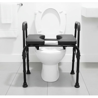 3 in 1 Commode Chair - Black