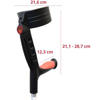 Elbow Crutch - Black