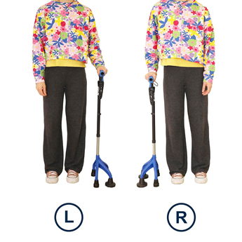Ergonomic 4-Legged Walking Stick