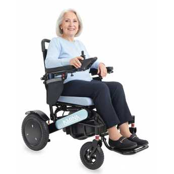 Blue Electric Wheelchair
