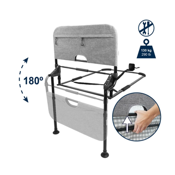Adjustable Bed Rail with Legs