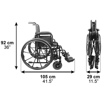 Side of wheelchair