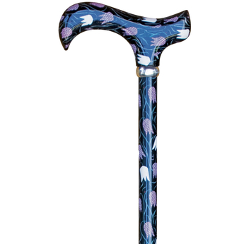 Adjustable Derby Cane - Snakeshead Fritillaries