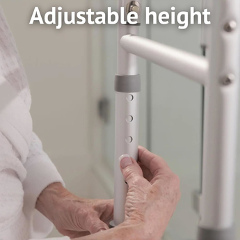 Padded Bath Transfer Bench Adjustable Height