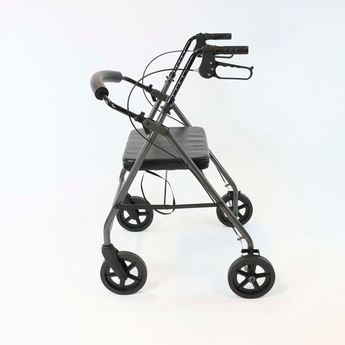 A-Series Heavy Duty Bariatric 4 Wheel Rollator – Grey