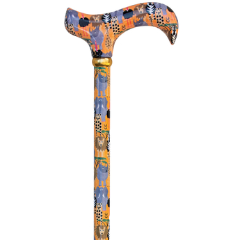 Derby Adjustable Walking Cane  - Safari
