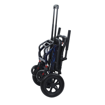 Suitcase Folding Attendant Wheelchair folded