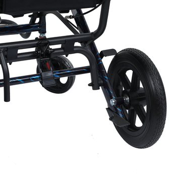 Suitcase Folding Attendant Wheelchair wheels