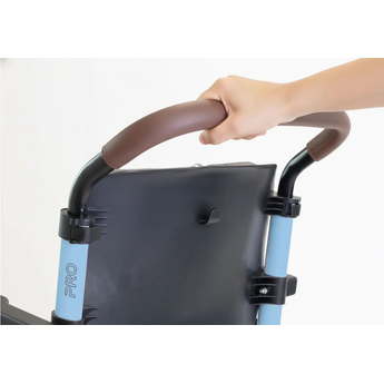 Lightweight Folding Wheelchair - Blue