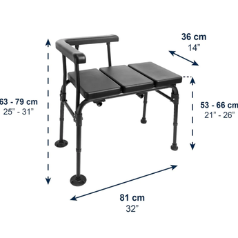 Transfer Bath Seat with Easy Access Handle