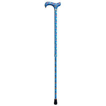 Adjustable Derby Cane - Butterflies