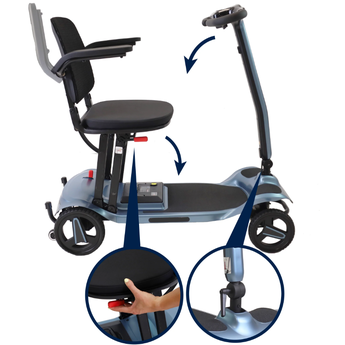 KMINA Folding Electric Scooter CLOSEUPS