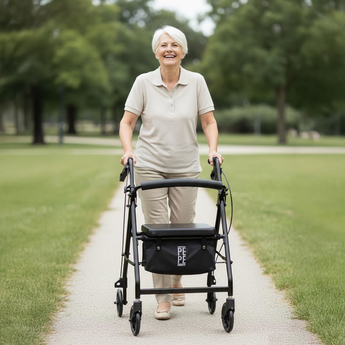 4-Wheel Foldable Walker